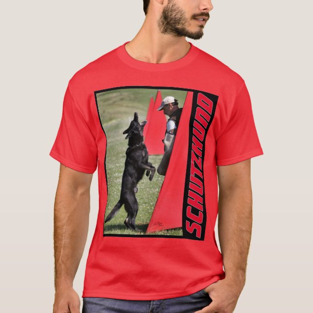 Schutzhund German Shepherd Dog shirt (Front)
