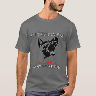 SCHUTZHUND GERMAN SHEPHERD GERMAN GSD BARK BITE T-Shirt