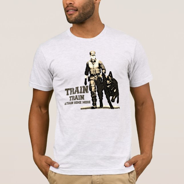 SCHUTZHUND IPO TRAINING SHIRT GERMAN SHEPHERD DOG (Front)