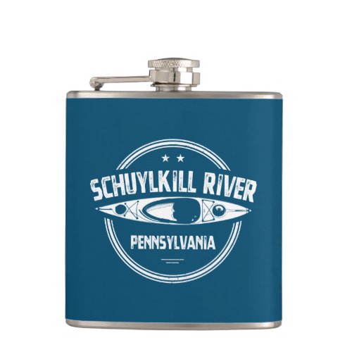  Schuylkill River Pennsylvania Flask