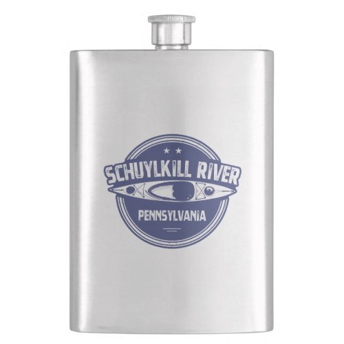 Schuylkill River Pennsylvania Flask