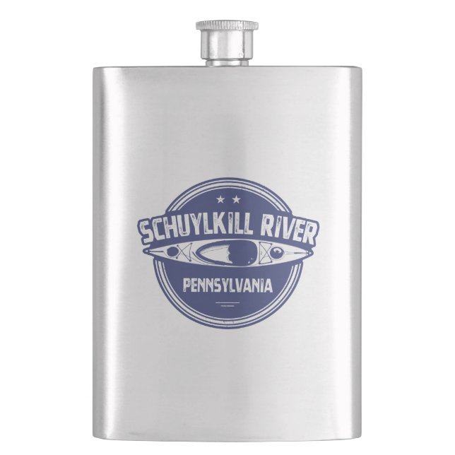Schuylkill River, Pennsylvania Flask (Front)