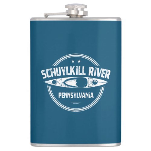  Schuylkill River Pennsylvania Flask