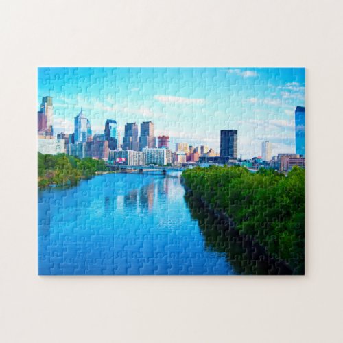 Schuylkill River Philadelphia Jigsaw Puzzle
