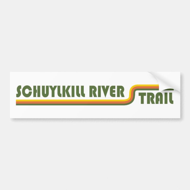 Schuylkill River Trail Bumper Sticker (Front)