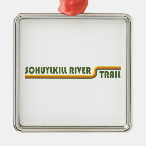 Schuylkill River Trail Metal Ornament
