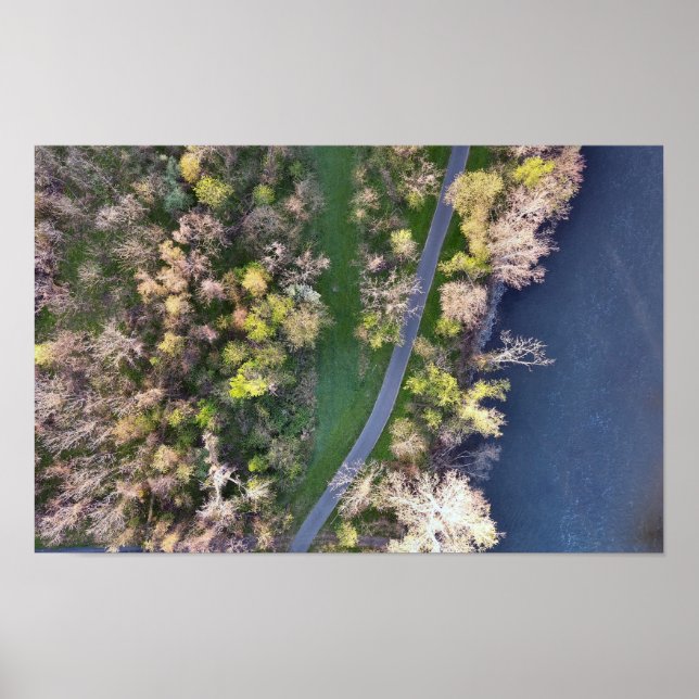 Schuylkill River Trail Oaks PA Poster (Front)