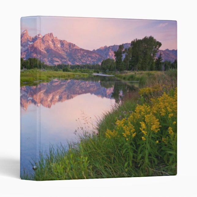 Schwabacher Landing Sunrise 3 Ring Binder (Front/Spine)