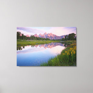 Schwabacher Landing Sunrise Canvas Print