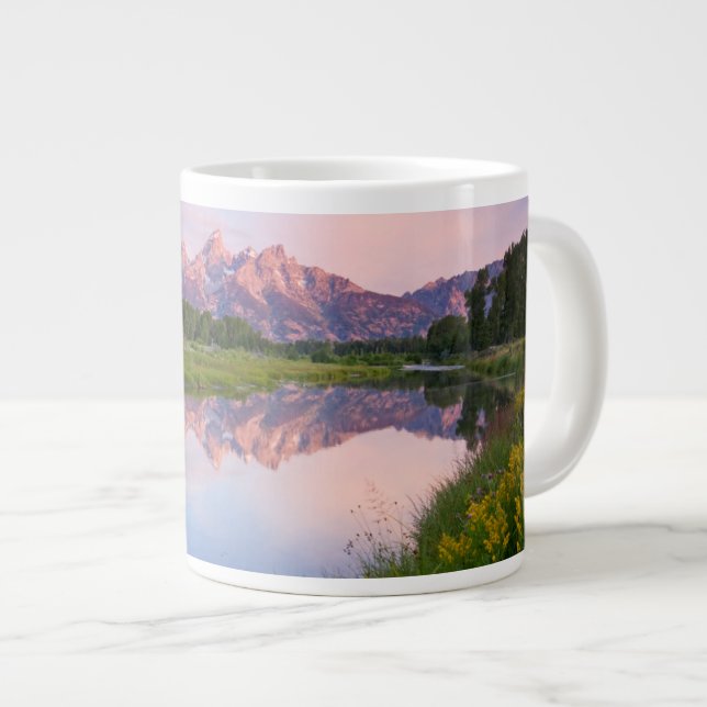 Schwabacher Landing Sunrise Giant Coffee Mug (Front Right)