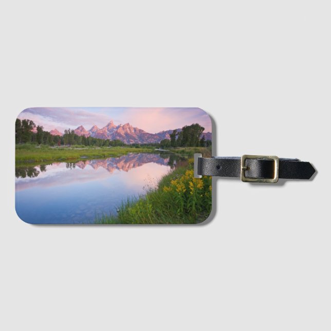 Schwabacher Landing Sunrise Luggage Tag (Front Horizontal)