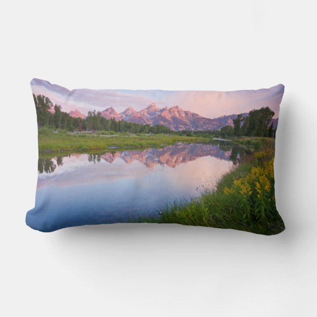 Schwabacher Landing Sunrise Lumbar Pillow (Front)