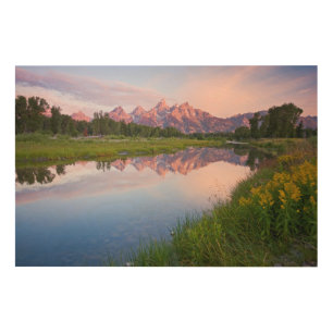 Schwabacher Landing Sunrise Wood Wall Art