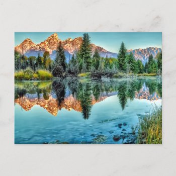 Schwabacher's Landing And Beaver Pond Postcard by usmountains at Zazzle