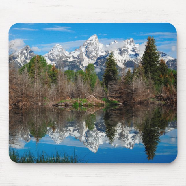 Schwabacher's Landing, Grand Teton Mouse Pad (Front)
