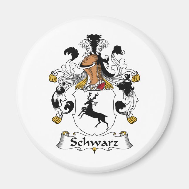 Schwarz Family Crest Magnet (Front)