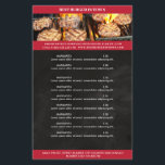 Schwarz, Rot Flyer<br><div class="desc">Flyer in Schwarz Rot,  gut geeignet für Restaurants,  Essen-Lieferservice. Editieren Sie ihr Produkt einfach,  laden Sie ein Foto ihrer Wahl hoch und ergänzen Sie es durch ihren Text. Sie können die Schriftart,  Farbe und die Individual position durch "weitere Personalisierung" auswählen.</div>