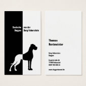 Schwarz weiß Imposant (Front & Back)