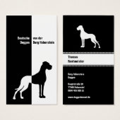 Schwarz weiß Imposant (Front & Back)