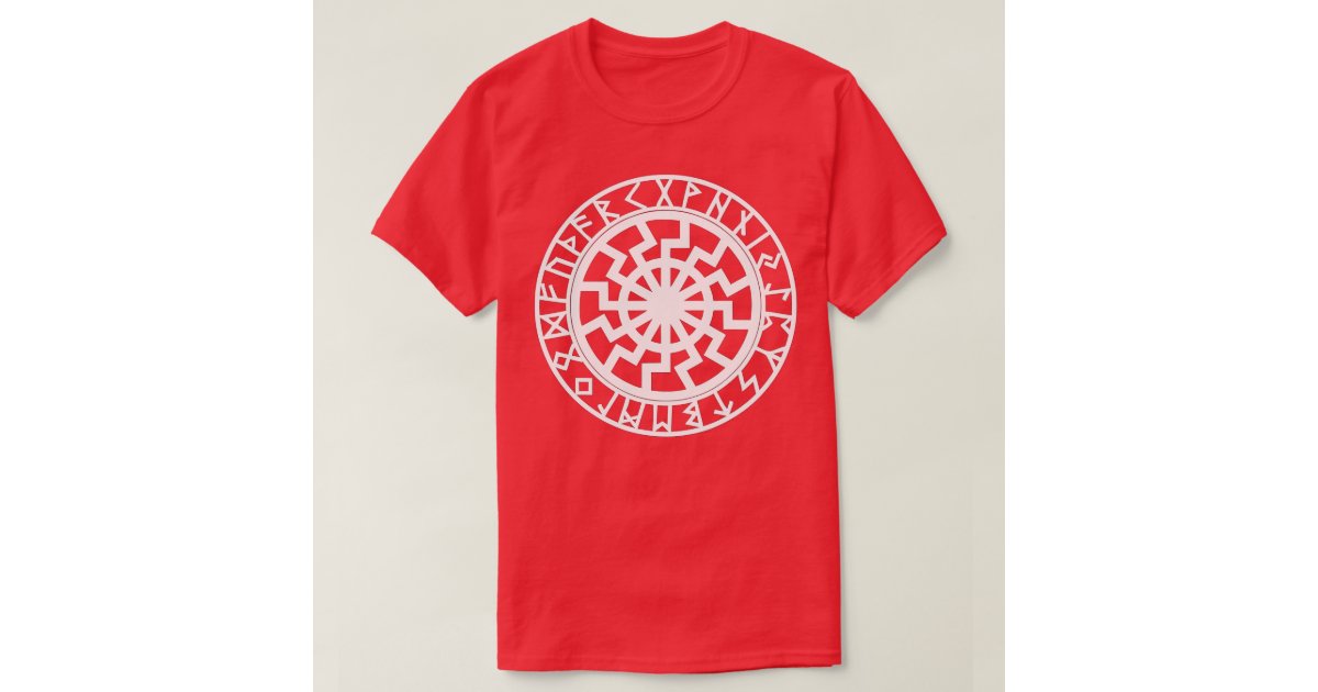 Schwarze Sonne Black Sun Blacksun Runes Futhark Od T-Shirt | Zazzle