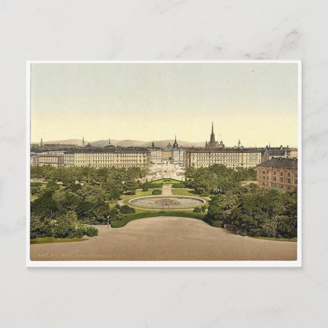 Schwarzenberg Place, Vienna, Austro-Hungary rare P Postcard (Front)