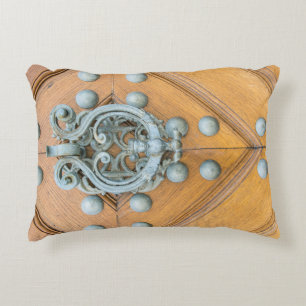 Schwarzenbersky Palace Door Knocker Accent Pillow