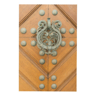 Schwarzenbersky Palace Door Knocker Wood Wall Art