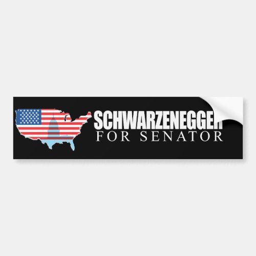 Schwarzenegger for Senator 2010 Bumper Sticker