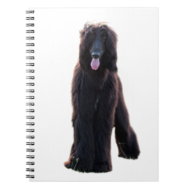 Schwarzer Afghan Notebook (Front)