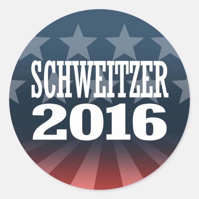 SCHWEITZER 2016 CLASSIC ROUND STICKER (Front)