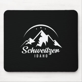 Schweitzer Idaho Ski Resort Skiing Snowboarding Mouse Pad
