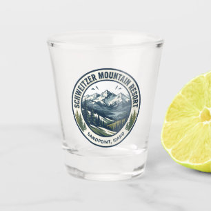 Schweitzer Mountain Resort USA Shot Glass