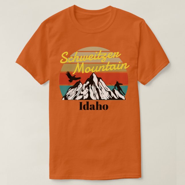 Schweitzer Mountain ski Idaho 5 T-Shirt (Design Front)