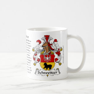Schweitzer, the Origin, the Meaning and the Crest Coffee Mug