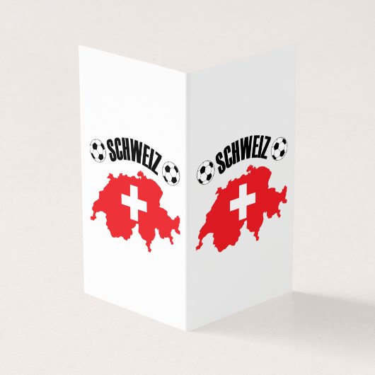 Schweiz Fussball Switzerland Map (Outside)