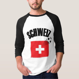 Schweiz Fussball Switzerland Soccer Flag T-Shirt