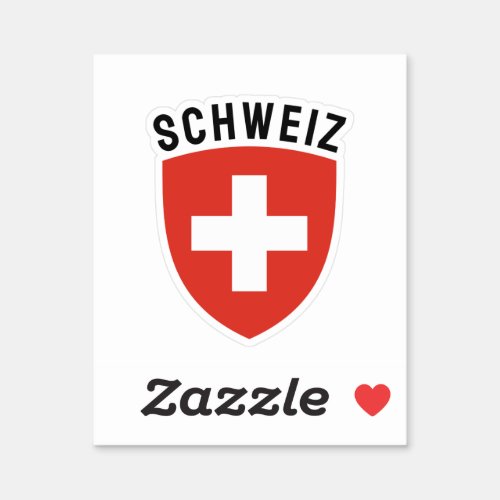 Schweiz German_speaking Switzerland Sticker