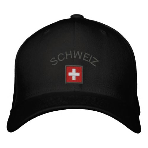 Schweiz Hat _ Switzerland Cap With Swiss Flag