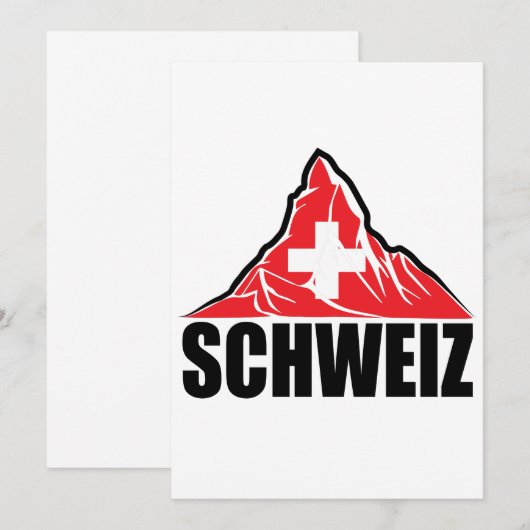 Schweiz Matterhorn Switzerland (Front/Back)
