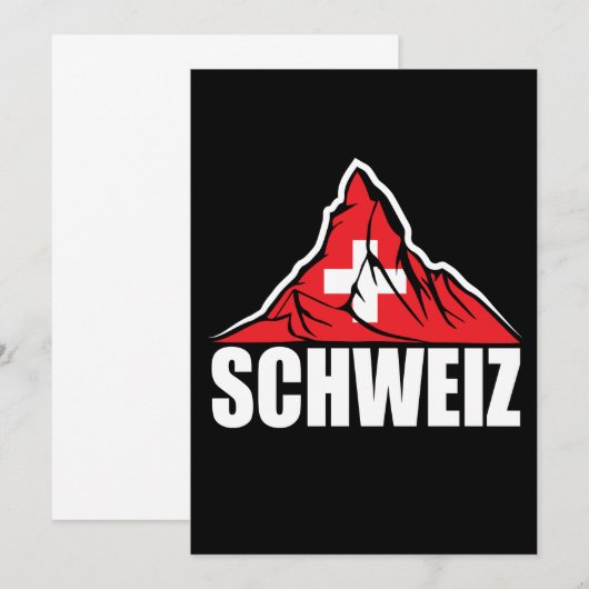 Schweiz Matterhorn Switzerland (Front/Back)