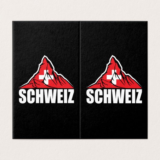Schweiz Matterhorn Switzerland (Outside Unfolded)