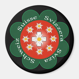 Schweiz Suisse Svizzera Svizra Switzerland Magnet