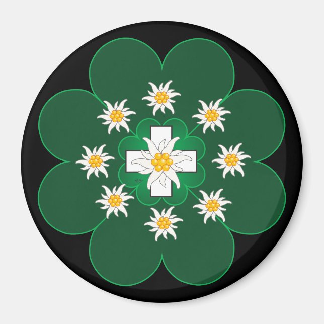 Schweiz Suisse Svizzera Svizra Switzerland Magnet (Front)