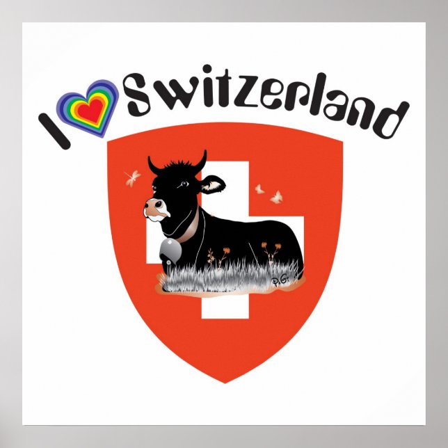 Schweiz, Suisse, Svizzera, Svizra, Switzerland Poster (Front)
