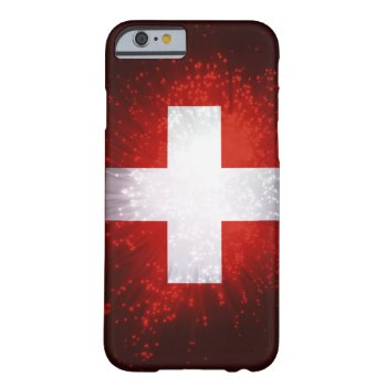 Schweiz; Switzerland Flag Barely There Iphone 6 Case by FlagWare at Zazzle