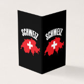 Schweiz Switzerland Map Flag (Outside)