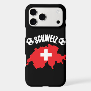Schweiz Switzerland Map Soccer iPhone 17 Pro Max Case