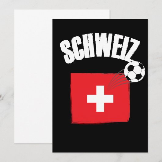 Schweiz Switzerland Soccer (Front/Back)