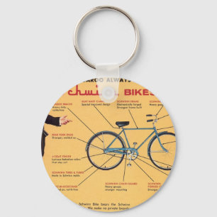 Schwinn Bike Components Keychain