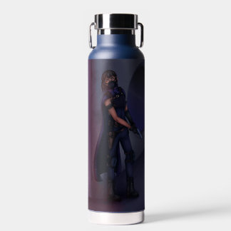 Sci Fi Action Girl Water Bottle